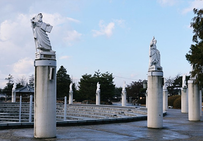 12사도 조각상 사진