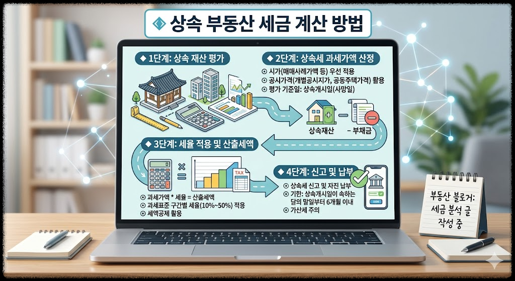 상속 부동산 세금 계산 방법