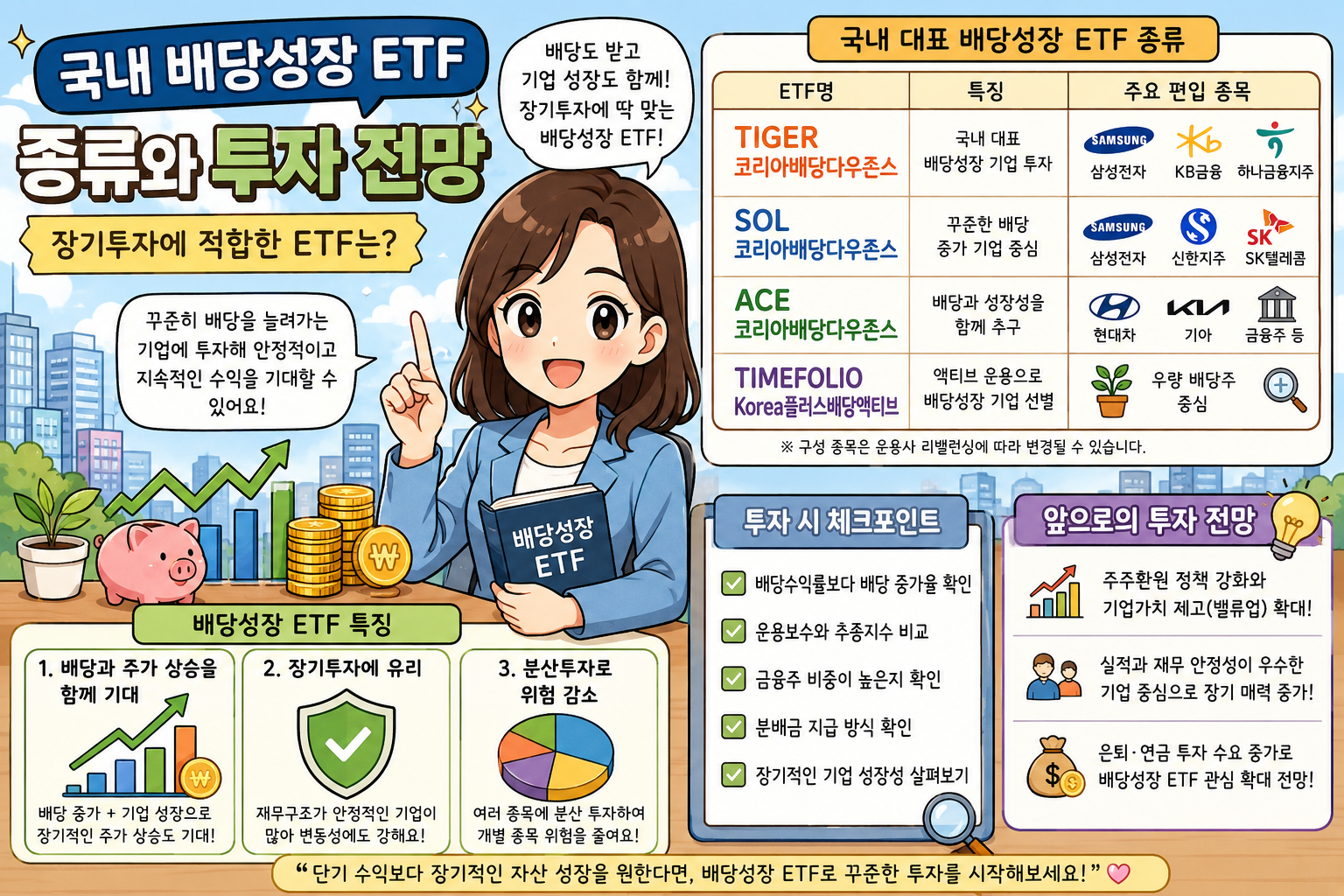 국내 주식 배당성장 관련 내용