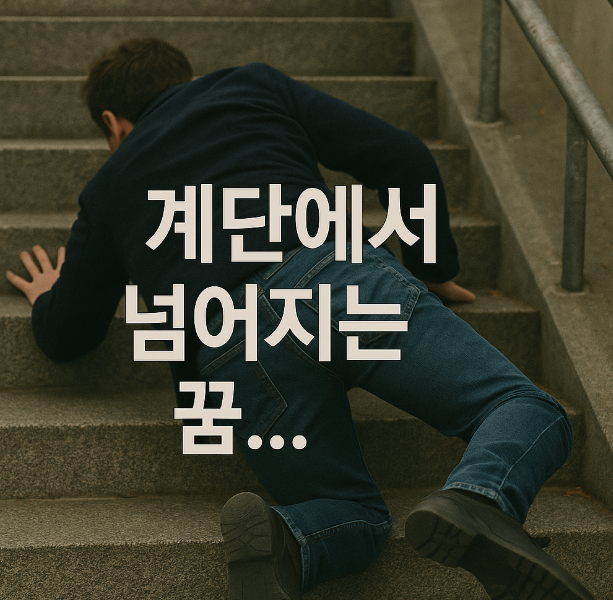 계단에서 넘어지는 꿈