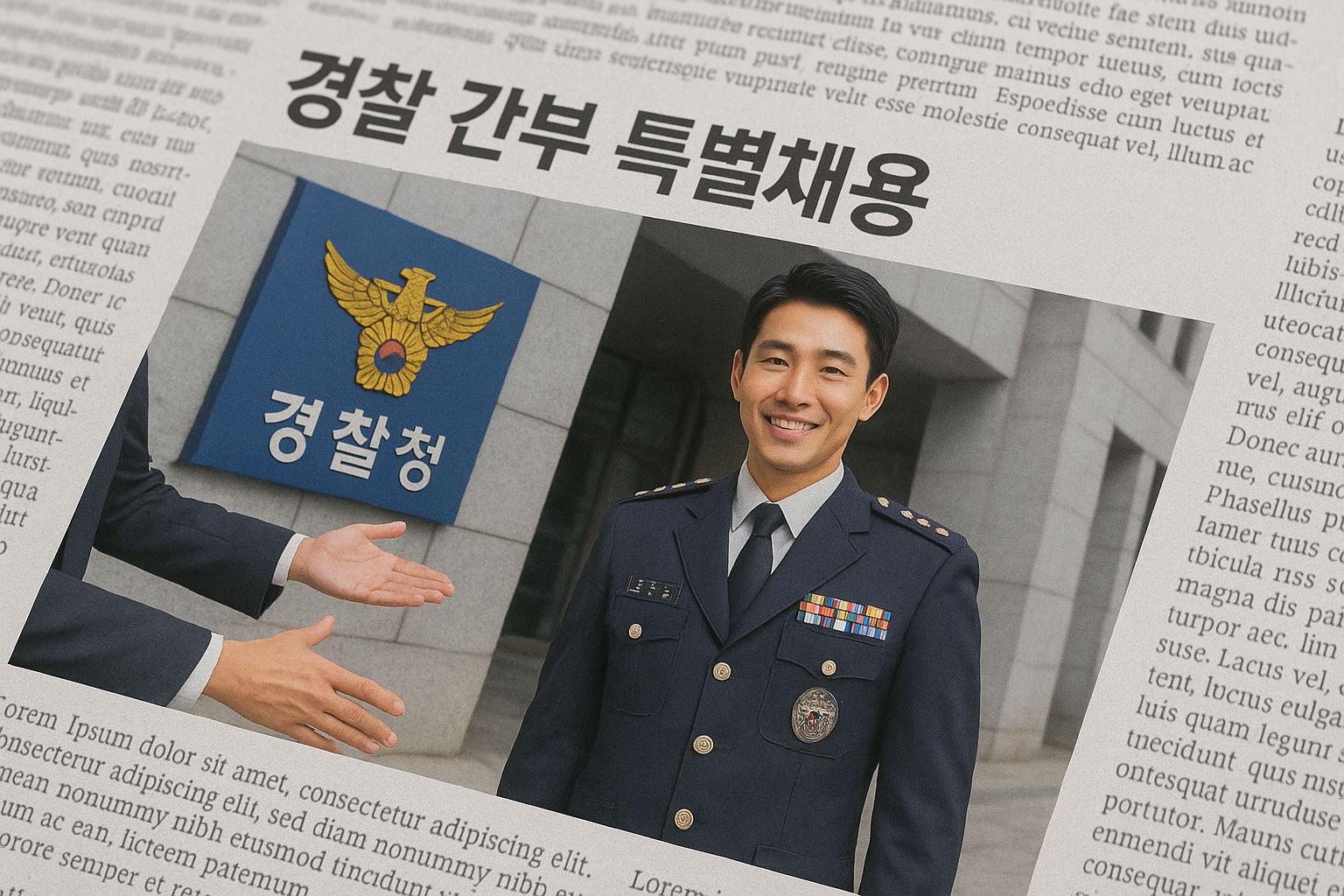 경찰대학 폭력 퇴학생 경찰간부 특별채용,