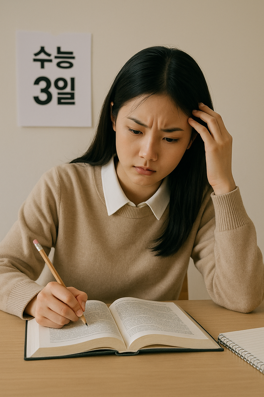 수능에 대비하는 것과 관련한 사진