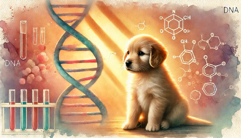 강아지 유전자 분석에 대한 이미지