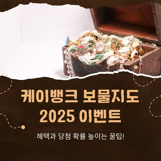 케이뱅크 보물지도 2025 이벤트