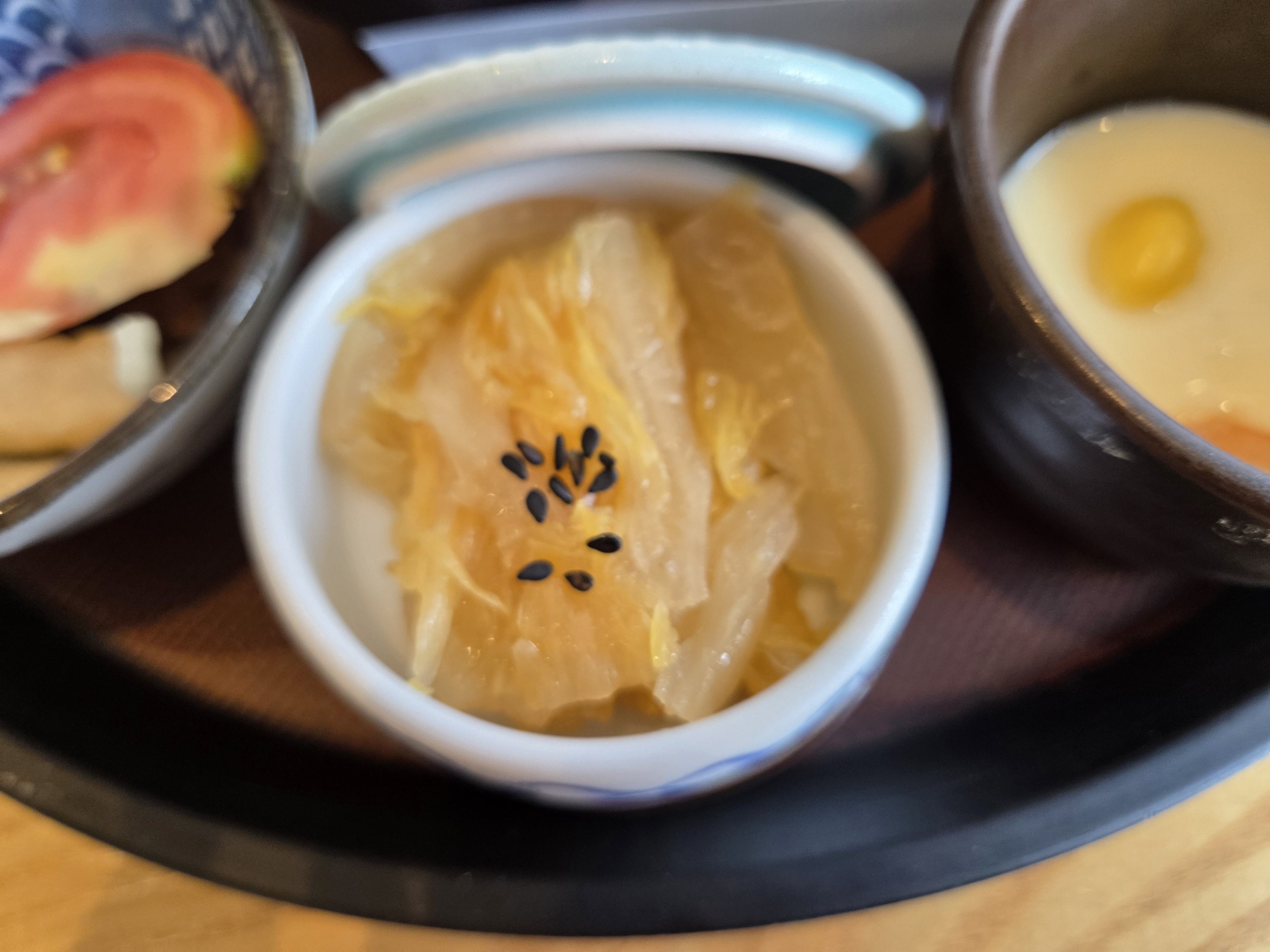 상무초밥 백김치 백묵은지
