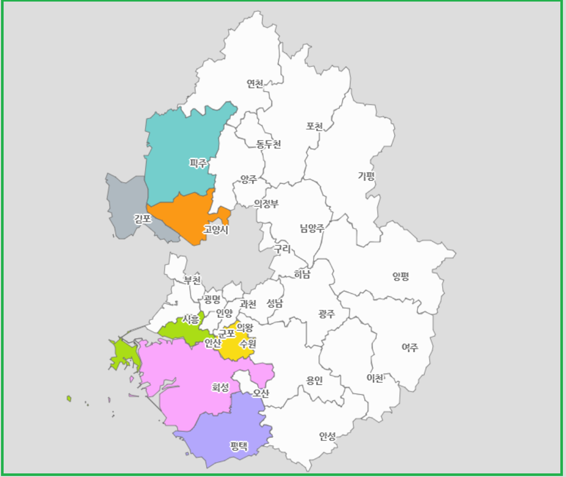 똑버스 운행지역