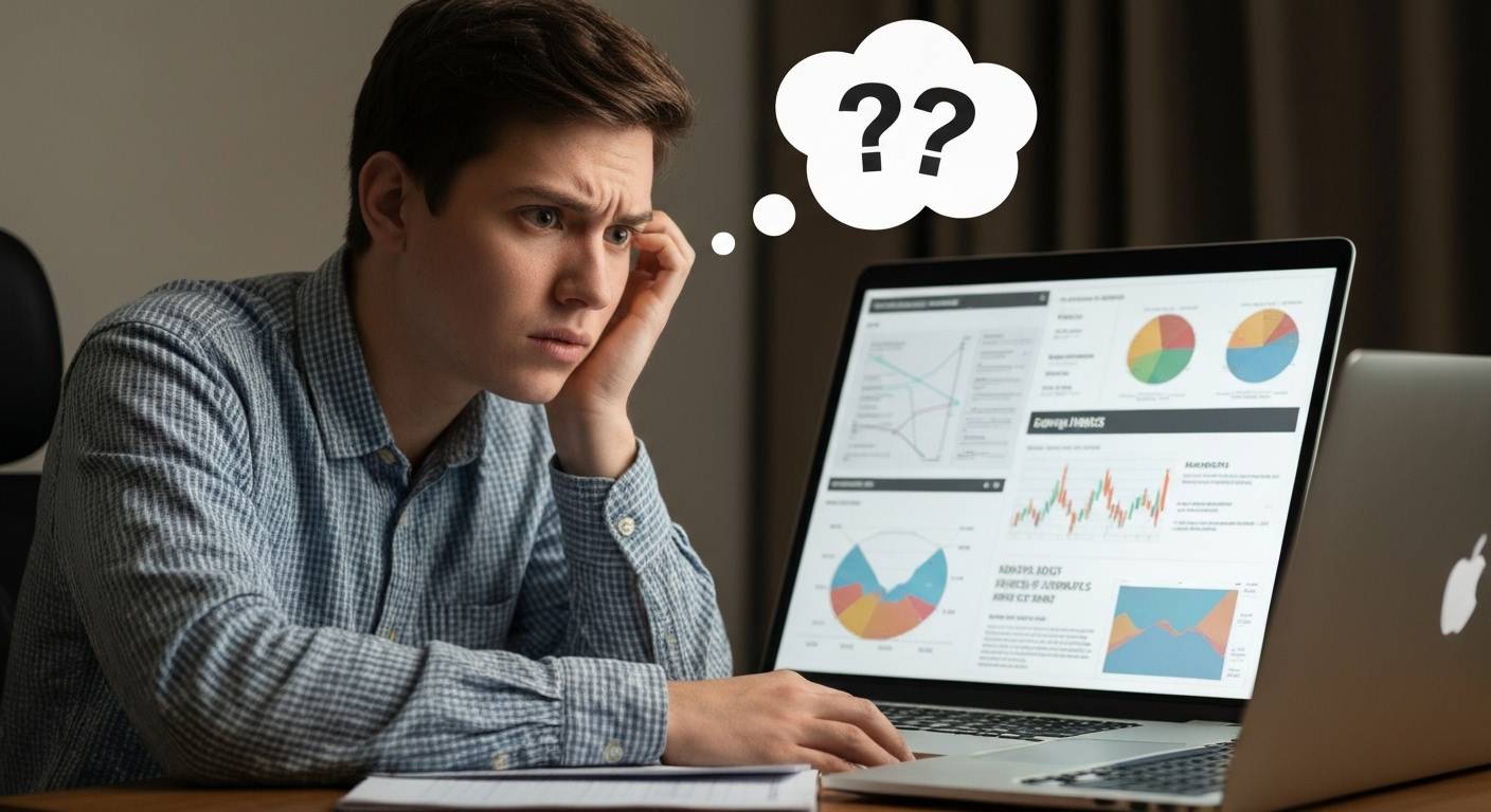 경제뉴스를 어려워 하는 이미지