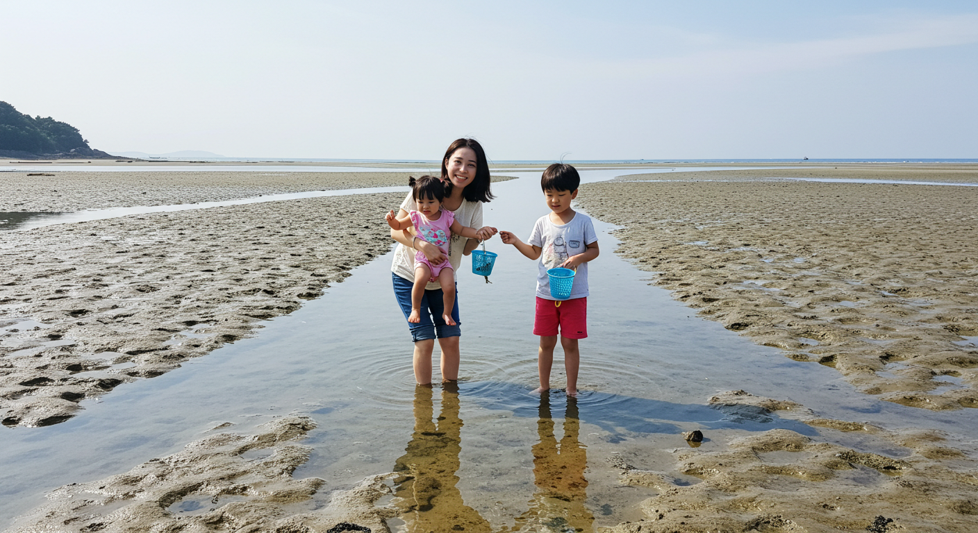 아이와 함께 풍덩! 6월 갯벌에서 배우는 생생한 자연학습 체험