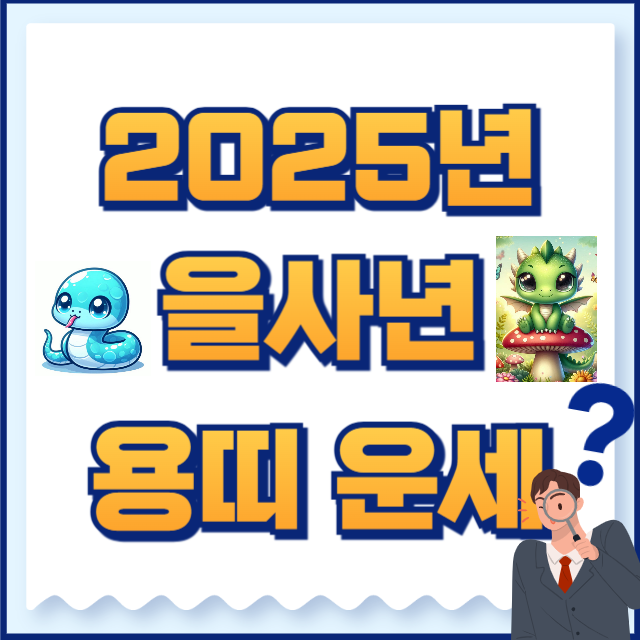 2025년 용띠 운세