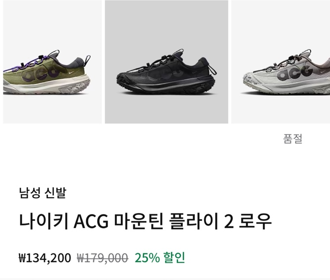 나이키-ACG 마운틴 플라이 로우2-폰탄카 와플