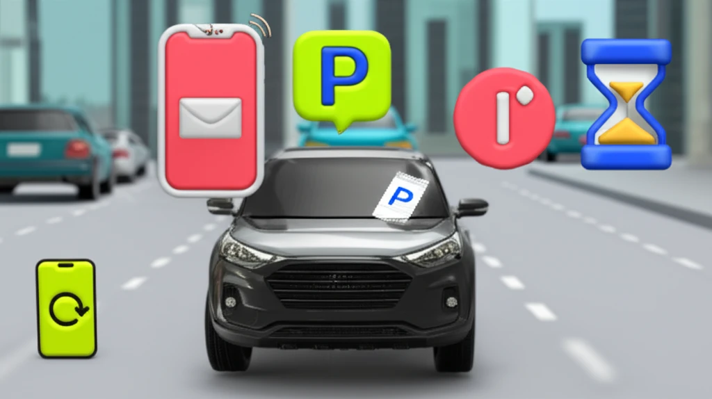 통영 주정차단속 문자 서비스 신청으로..