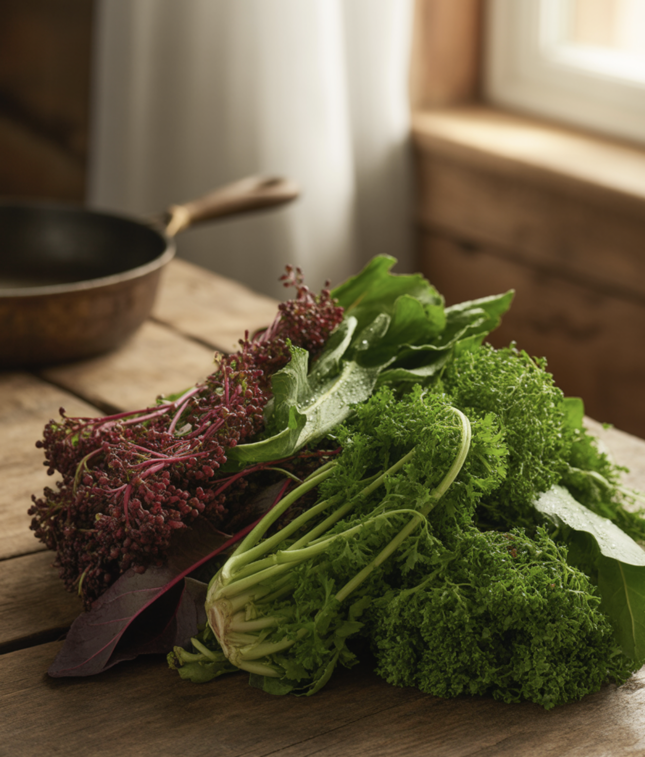 겨자잎, 어떤 채소일까요?