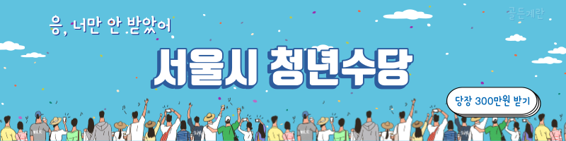 서울시 청년 수당 신청