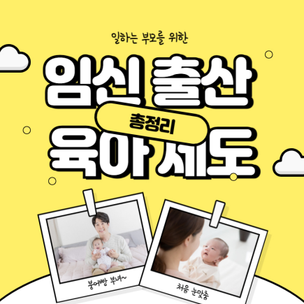 임신 출산 육아 제도 총정리 포스터