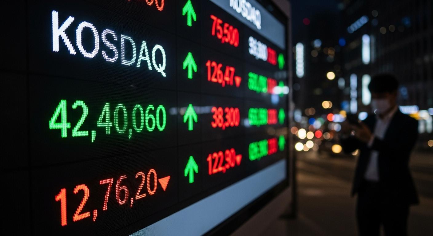 코스닥지수 변화
