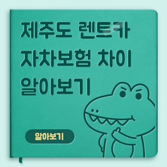 제주도 렌트카 자차보험