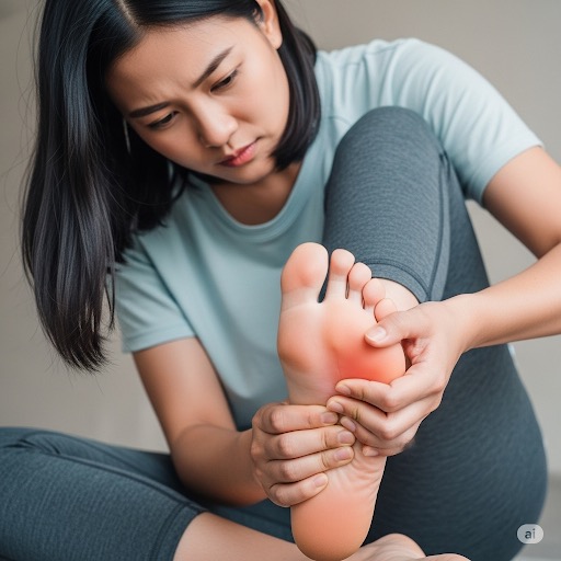 발바닥통증 여성