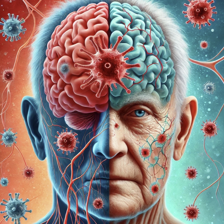 치매와 백신 관련 사진