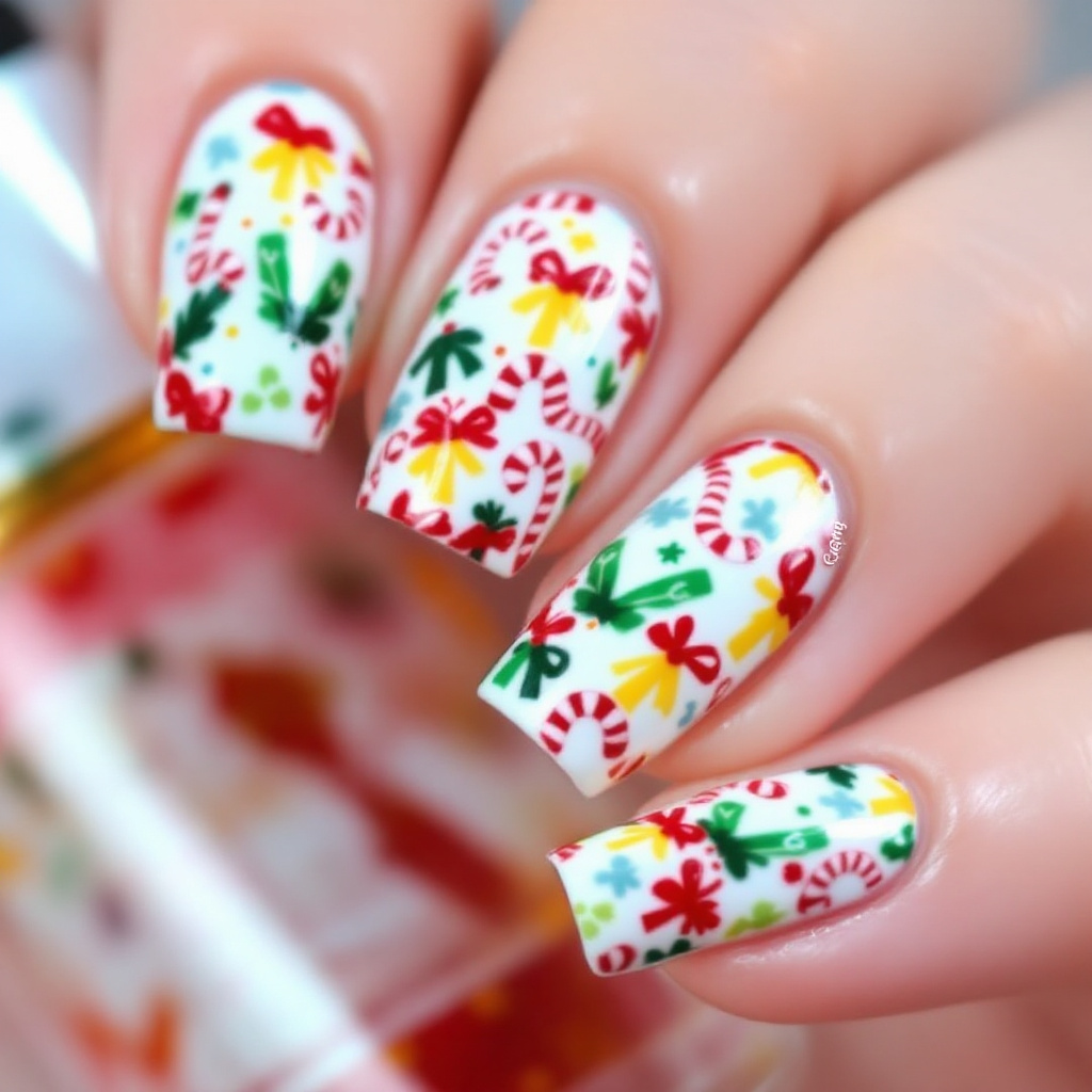 크리스마스 네일