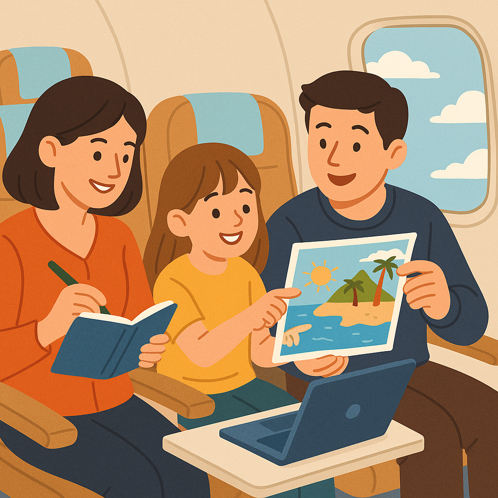 9세 아이와 비행기 타고 떠는 여행: 체험을 설계하고 함께 기록하는 여행을 만드는 방법에 대한 이미지