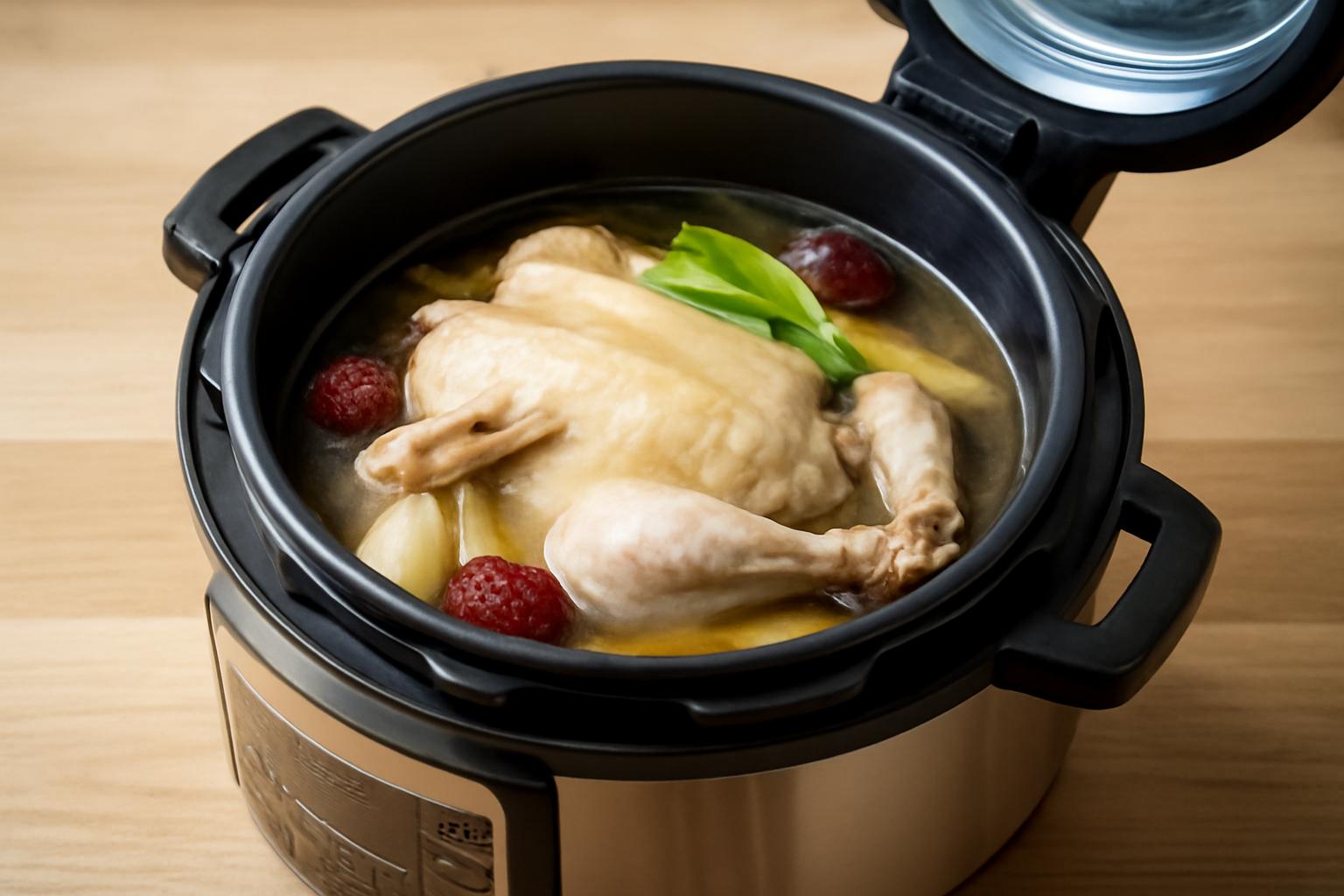 전기 압력솥 삼계탕