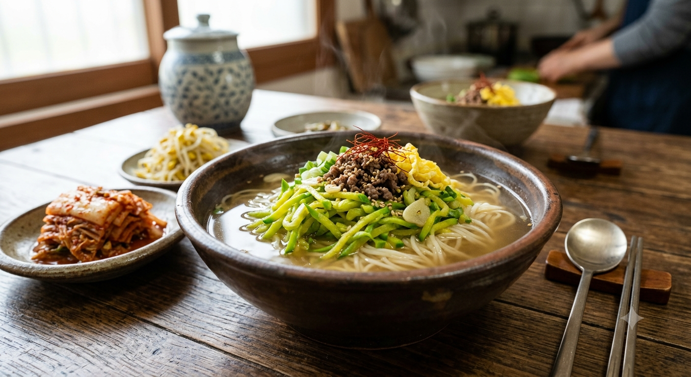 애호박국수