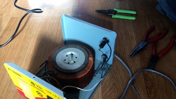 단상 단권트랜스 링코어 방식