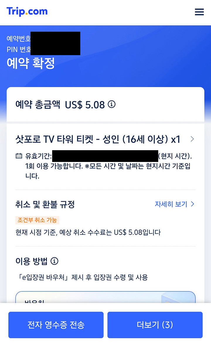 온라인으로 티켓 사기