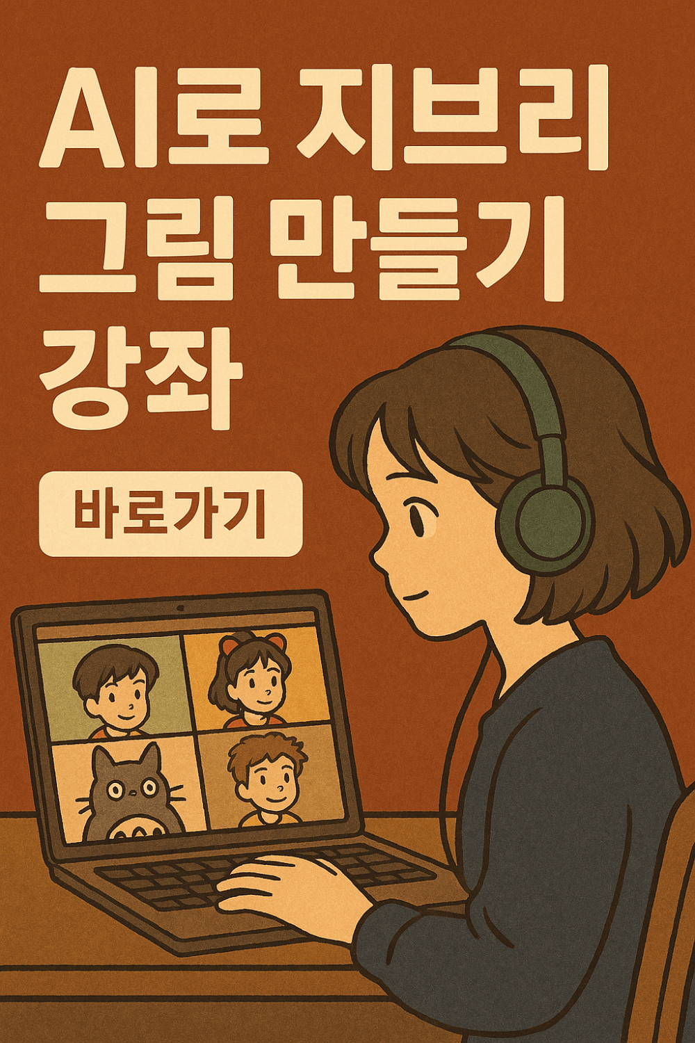 챗지피티 지브리 스타일 부업추천, AI와 콜라보 수익화 하는 방법