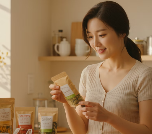 작두콩차 임산부