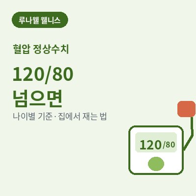 혈압 정상수치 썸네일