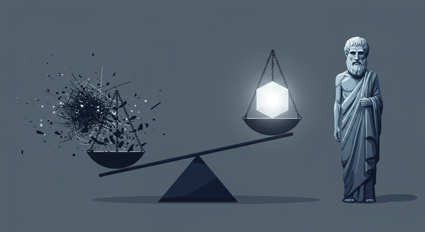 아리스토텔레스의 중용: '과하지도, 모자라지도 않은' 삶의 지혜