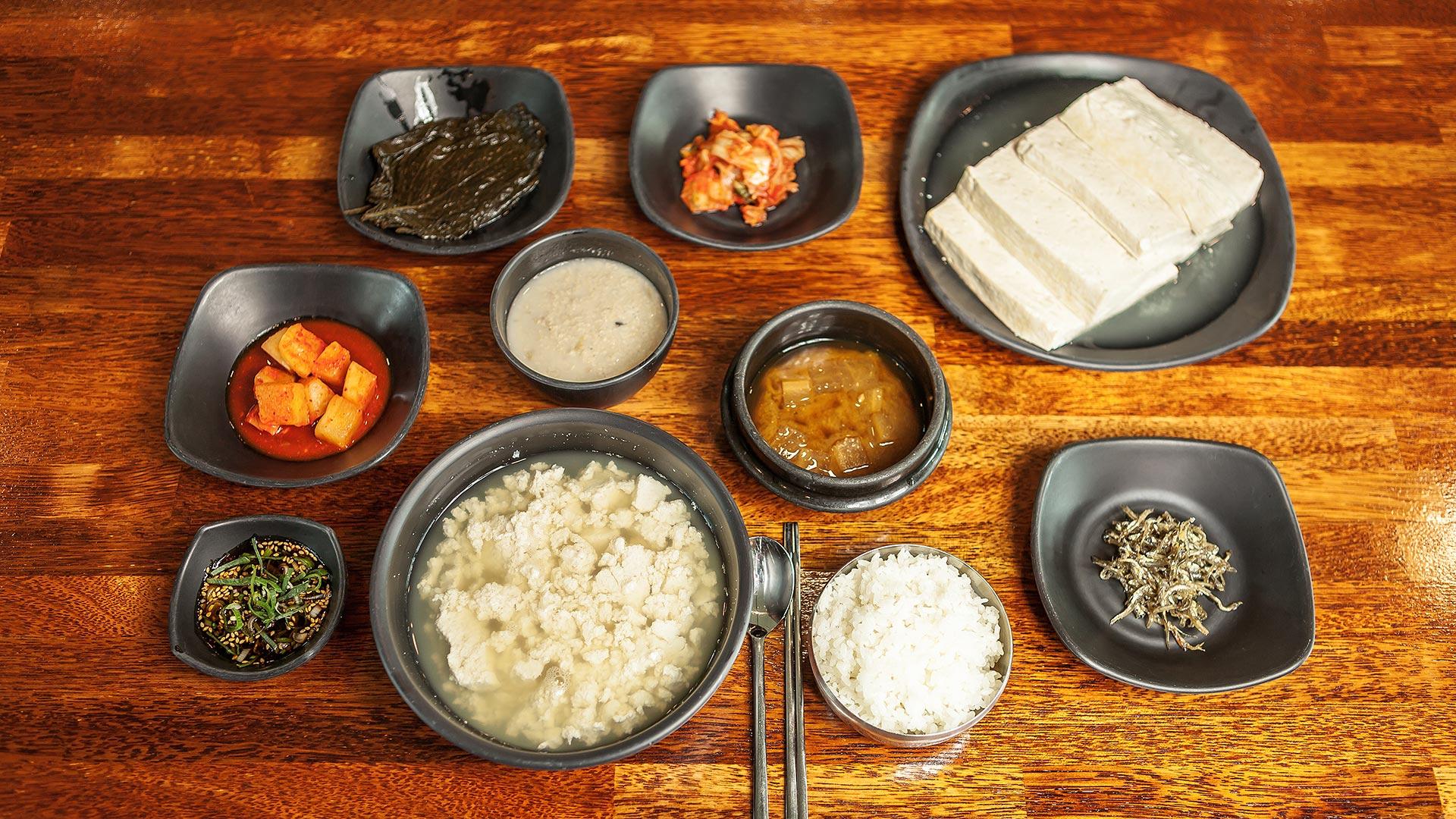 초당 두부 모습