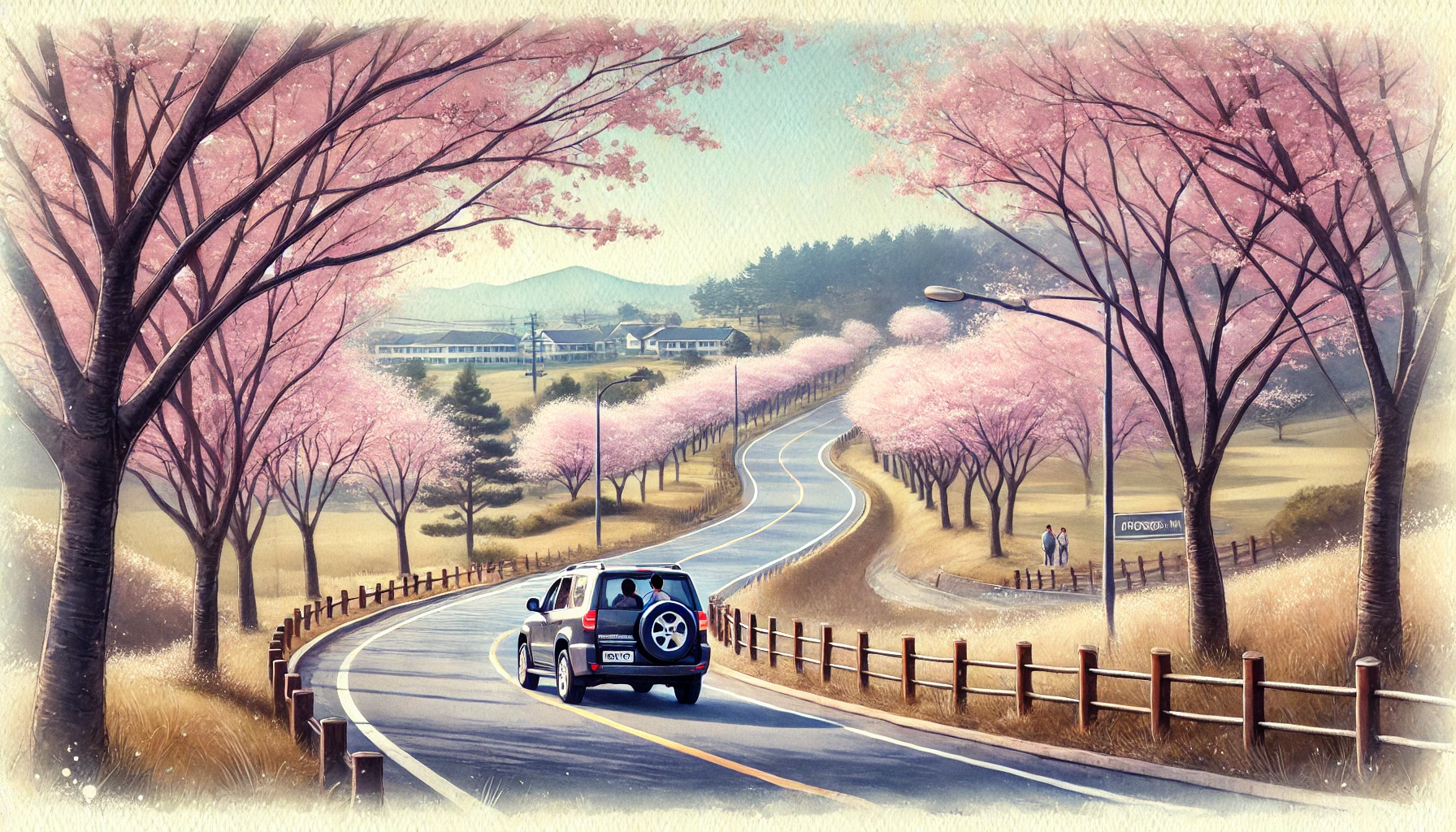 경기도 골프장 벚꽃길 드라이브