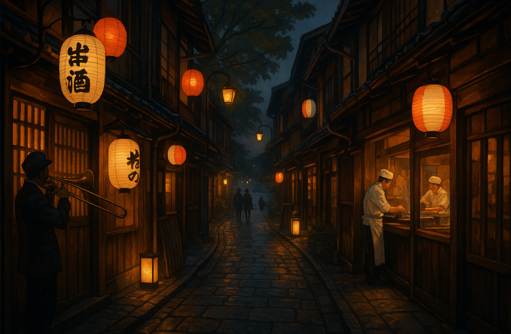 폰토초 골목 이미지