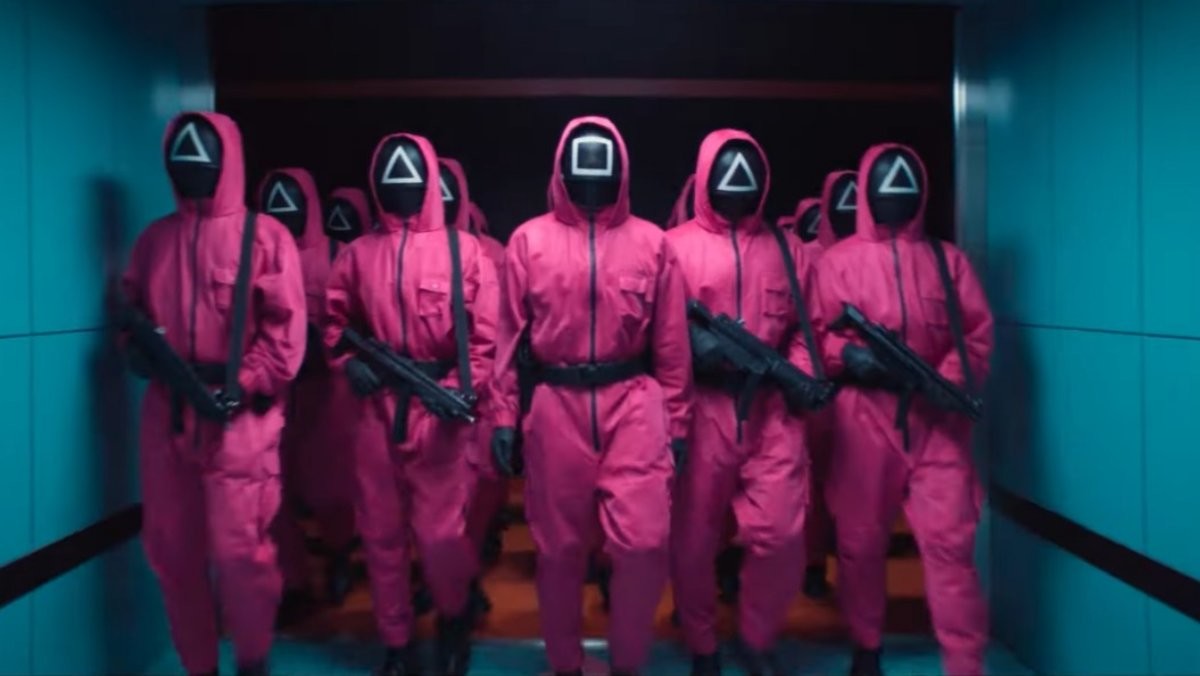 오징어게임 포스터 사진