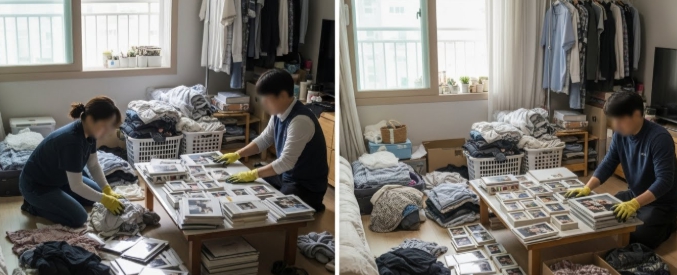 보령 고독사청소 및 정리중