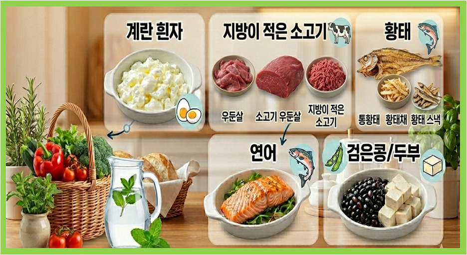 알부민 단백질 영양제 대체 음식 베스트 5 이미지