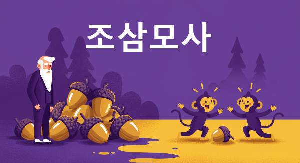 조삼모사
