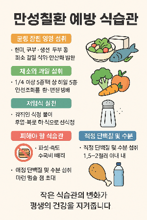만성질환 예방을 위한 식습관관련