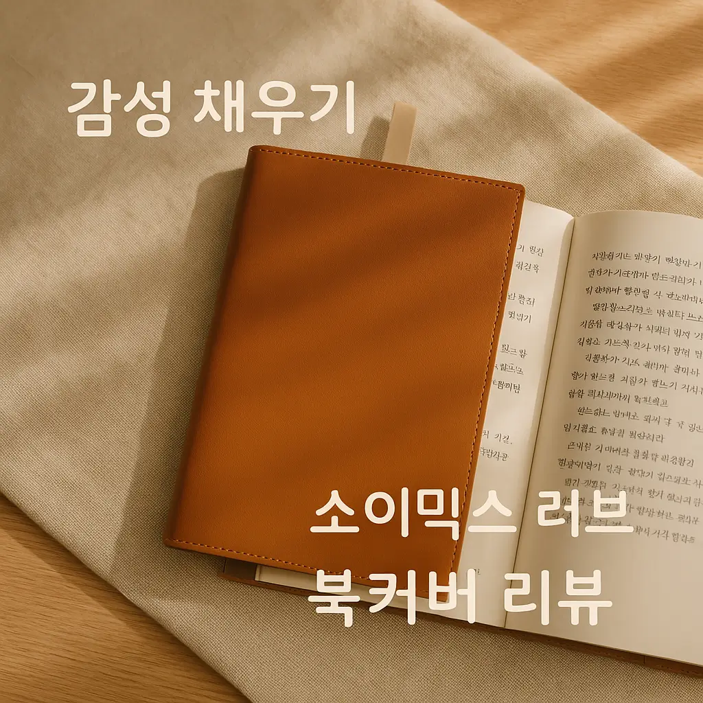 [감성채우기] 소이믹스 러브 북커버 리뷰