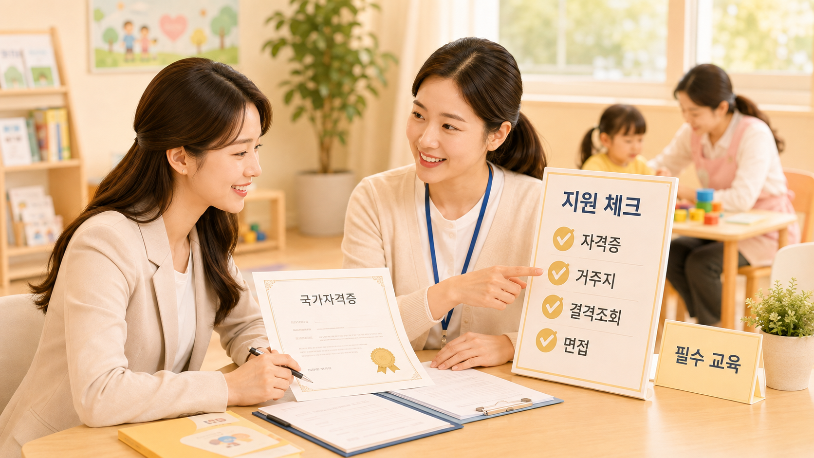 아이돌봄사 국가자격증 취득 및 채용 지원 시 반드시 확인해야 할 실무 정보