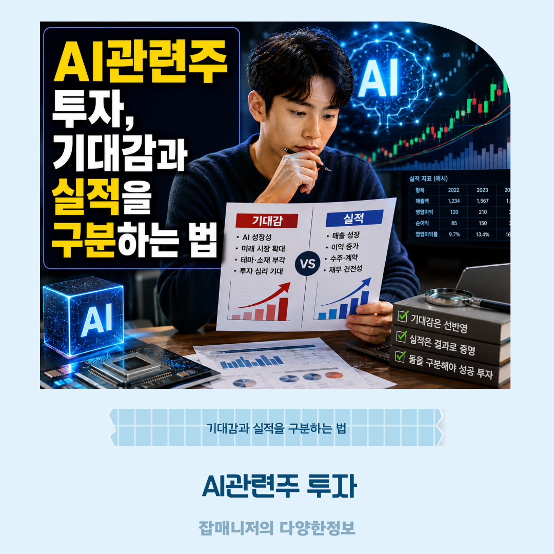 AI관련주 투자, 기대감과 실적을 구분하는 법