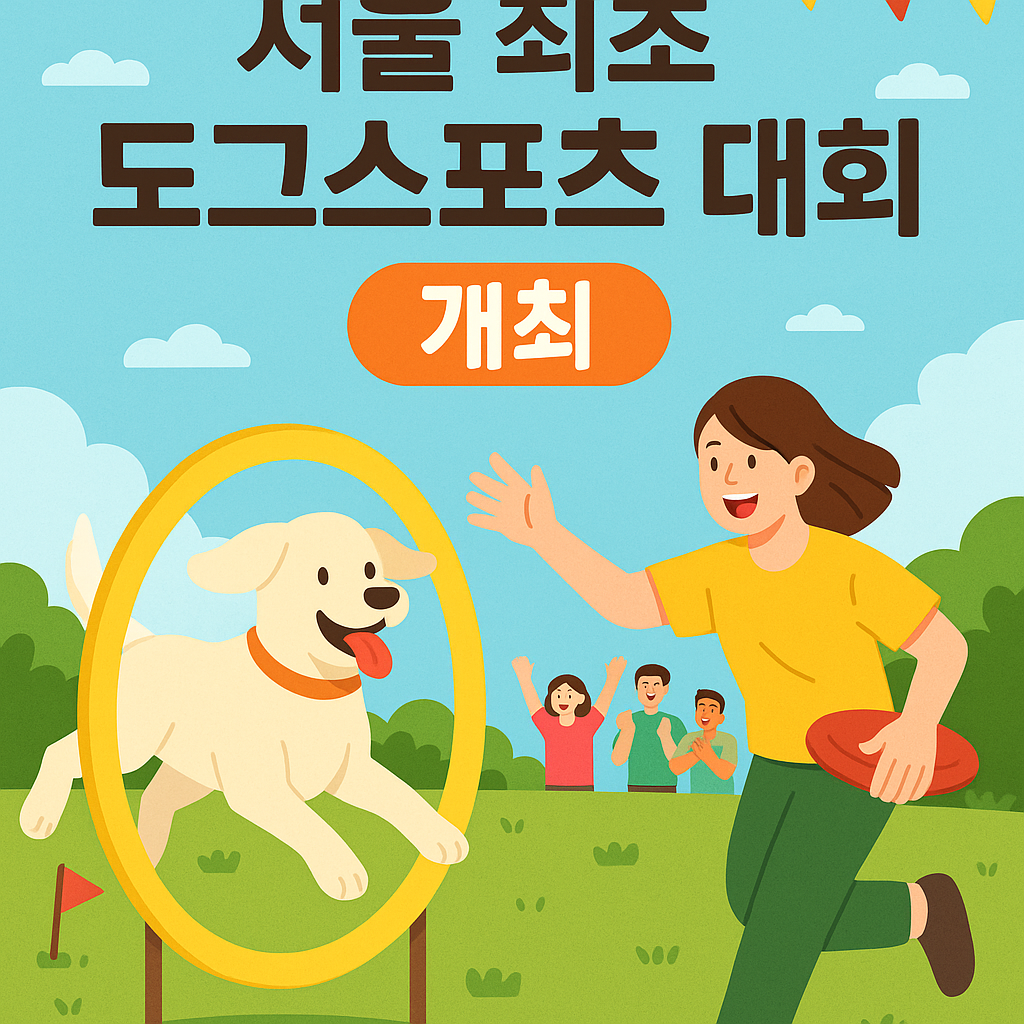 서울 최초 도그스포츠 대회|견공올림픽부터 패션쇼까지 즐기자