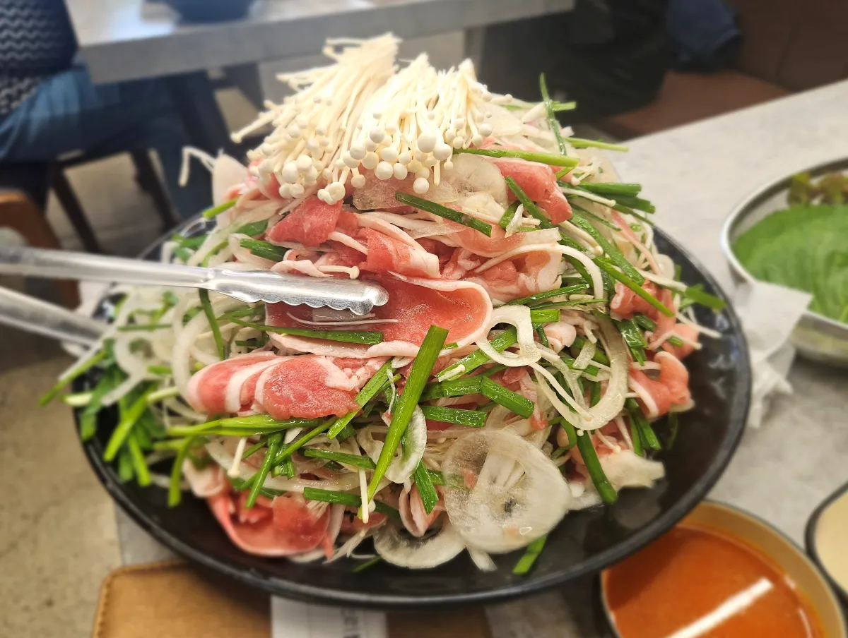 경남-진주시-화개마을-초전점-오리불고기-특대