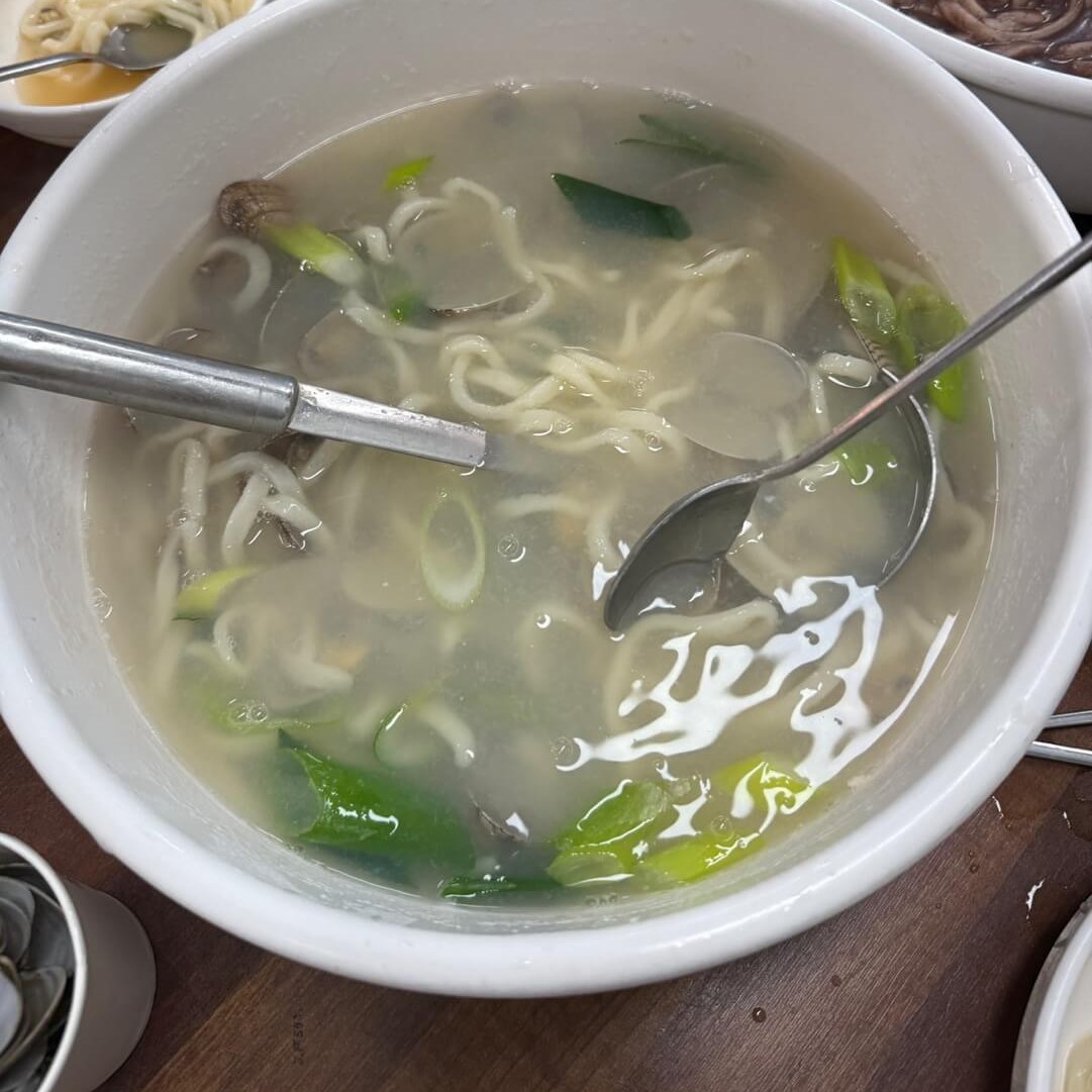 경기도 광주 갈마칼국수 바지락 칼국수