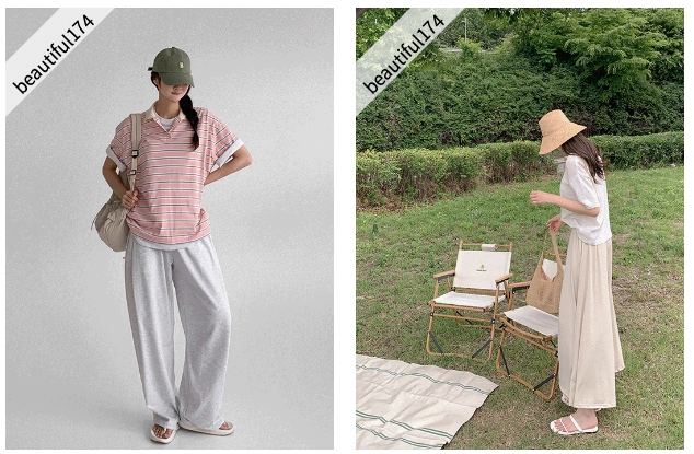 키 큰 여성 쇼핑몰