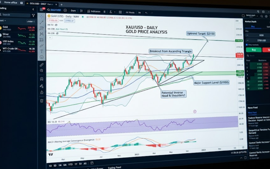 금 투자 관련 차트 분석