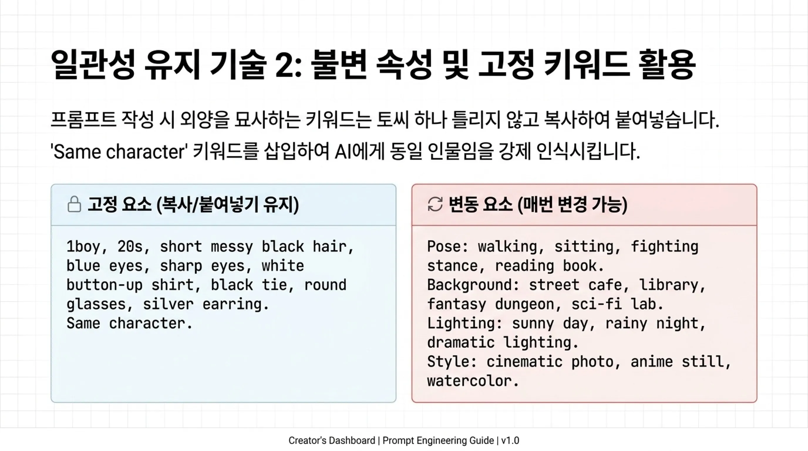 ChatGPT로 웹툰 스타일 캐릭터 이미지 만드는 방법 일관성 유지