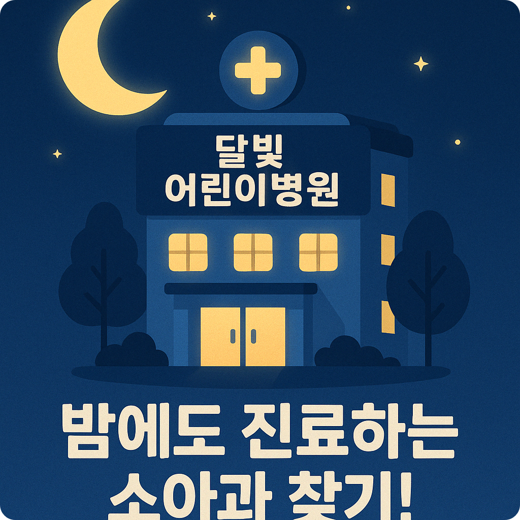 025년 전국 달빛 어린이병원 총정리